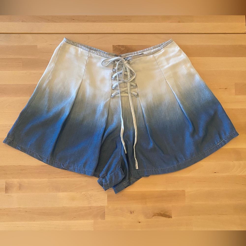 High Waisted Ombre Shorts